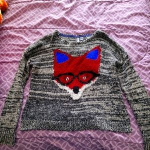 Cute Hipster Fox Sweater